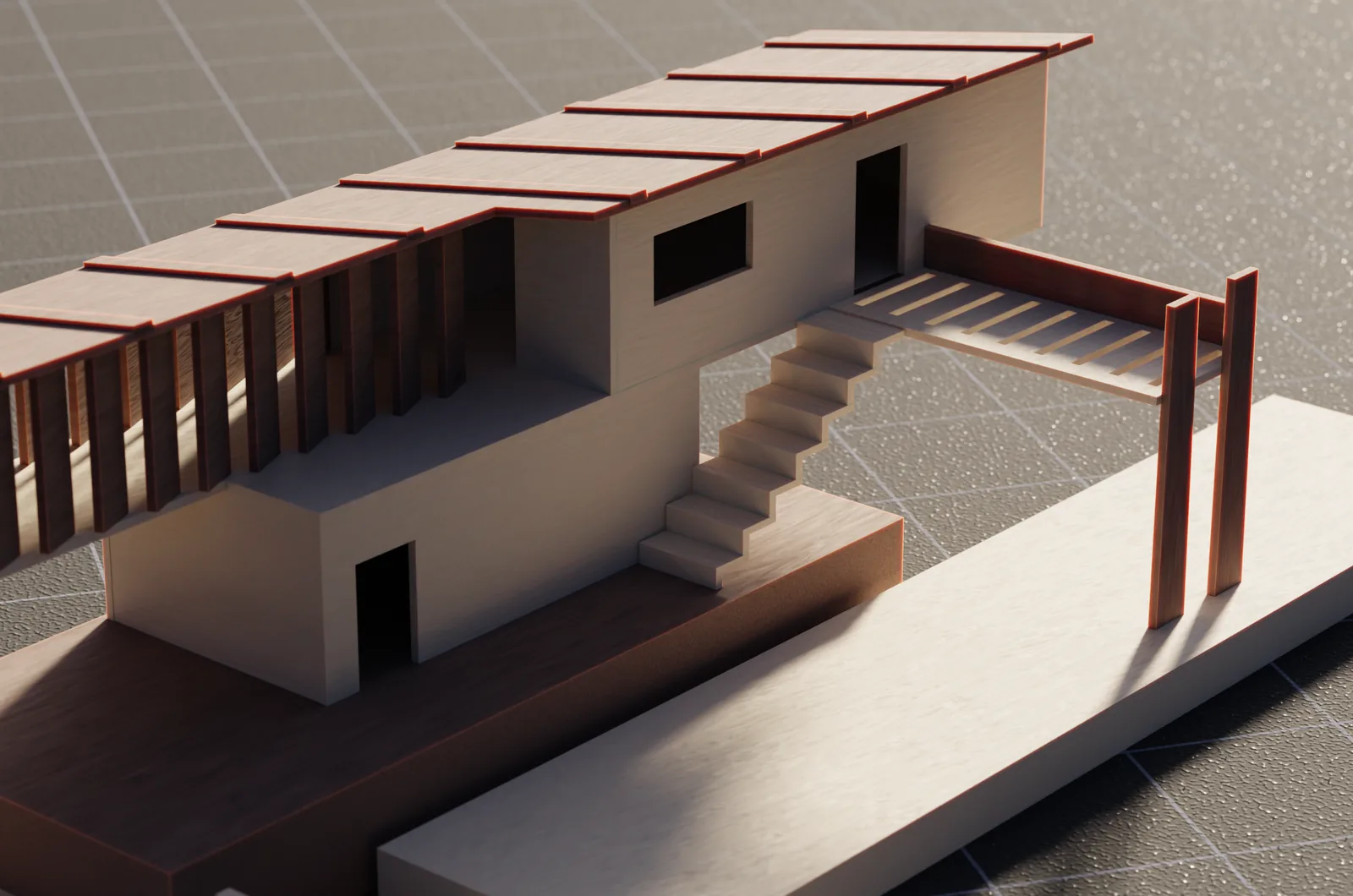 Maison avec extension dans un quartier du Pays d'Aix